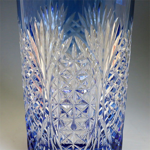 カガミクリスタル【江戸切子　麻の葉に矢来重タンブラー・ペア】 カガミクリスタル カガミクリスタル 江戸切子 ペア