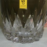 【木箱入り】切子 ロックグラス カガミクリスタル(黒) (t394-312blk)